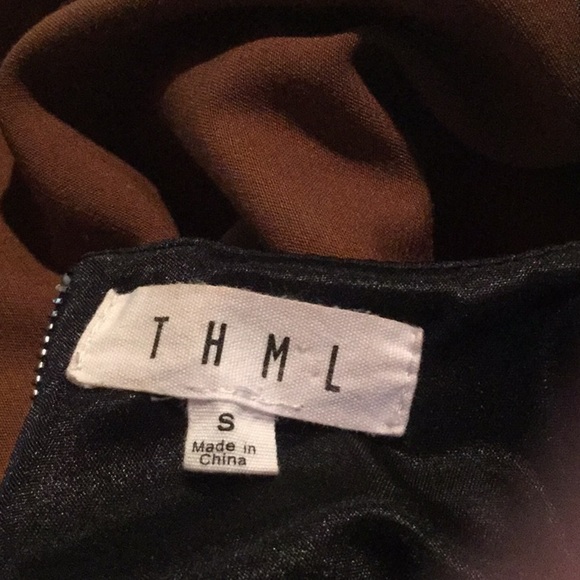 T H M L Color Block Dress - Picture 8 of 9